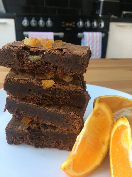 Chocolate Orange Gluten Free Brownie