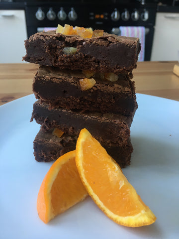 Chocolate Orange Gluten Free Brownie