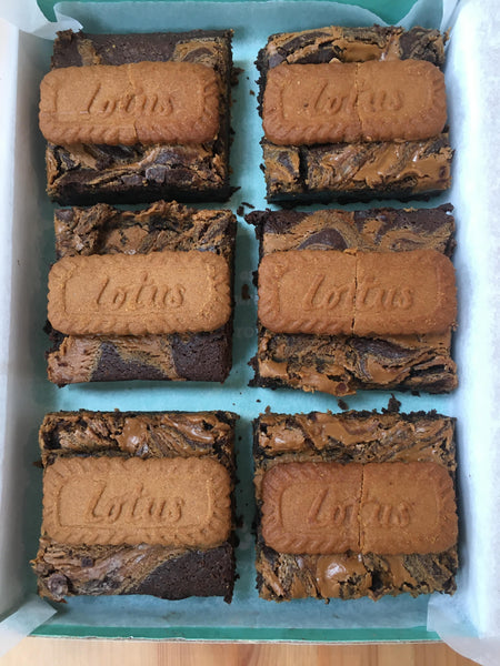 Lotus Biscoff Brownie