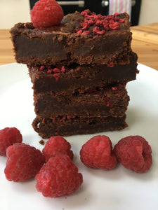 Raspberry Coulis Brownie (Gluten Free)